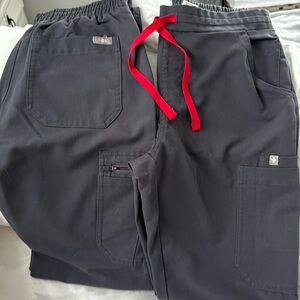 Figs Yola Women's Pants with Red Drawstring